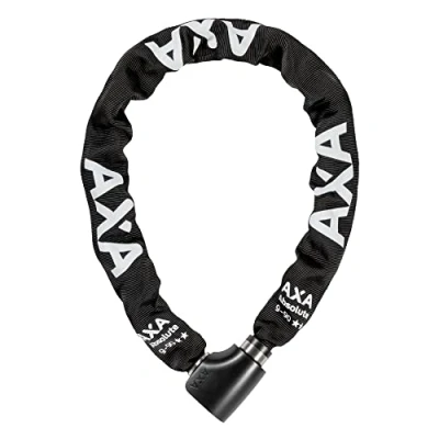 Abbildung von Kettenschloß Axa Absolute 9 90 Mit Polyesterhülle Schwarz