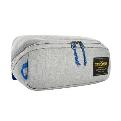 Abbildung von Tatonka Kulturbeutel Square Zip Pouch M (2L) Aufklappbare Waschtasche mit 2 Reißverschluss Netztaschen PFC/PFAS frei 10 x 25 9 cm (Grey)