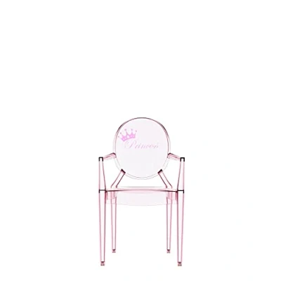 Abbildung von Kartell Loulou Ghost Kinderstuhl, Polykarbonat, rosa, 37 x 40 63 cm