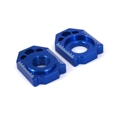 Abbildung von LOTFI Motorrad CNC Hinterachse Blöcke Kettenspanner Passend for Husqvarna Husaberg TC TE TX FC FE 85 125 150 200 250 300 350 450 501