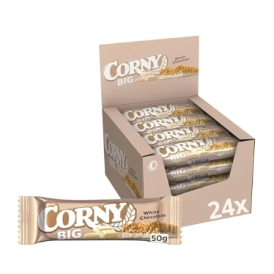 Abbildung von Müsliriegel Corny BIG White Chocolate, mit weißer Schokolade, Großpackung 24x40g