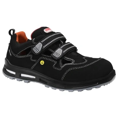 Abbildung von ELTEN Sicherheitsschuhe SCOTT XXT ESD S1P, Herren, Textil, Kunststoffkappe (leichter als Stahlkappe), leicht, sportlich, Schwarz/Rot, Größe: 44