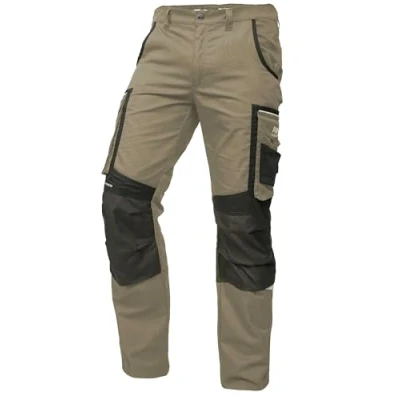 Abbildung von PUMA Workwear Precision X Arbeitshose für Herren Premium Bundhose mit vielen Taschen und verstärkten Kniepartien Handwerk, Produktion Baugewerbe, Farbe: Braun/Schwarz, Gr.: 50