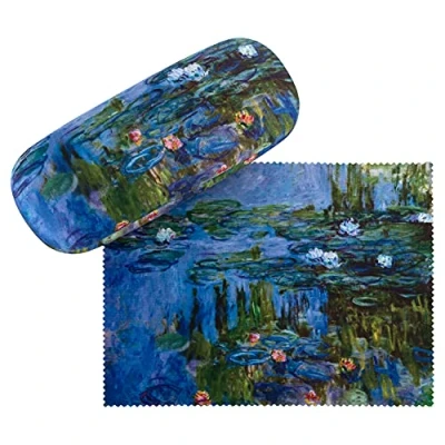Abbildung von von Lilienfeld Brillenetui Claude Monet: Seerosen Blumen Kunst Motiv Brillenbox, stabiles mit Mikrofaser bezogenes Hardcase