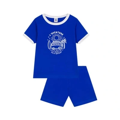 Abbildung von Petit Bateau Jungen A0D72 Pyjacourt, Blau, 10 Jahre