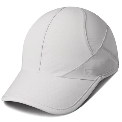 Abbildung von Sport cap,Soft Brim Lightweight Waterproof Running Hat Breathable Baseball Cap Quick Dry Caps Cooling Portable Sun Hats for Men and Woman Performance Workouts Outdoor Activities Light Gray