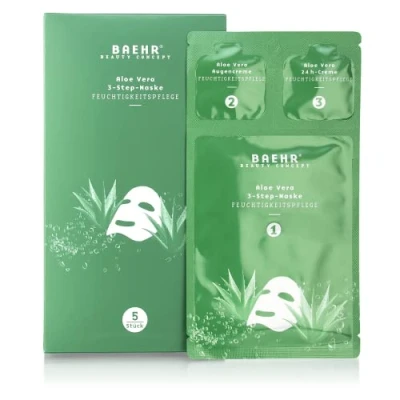 Abbildung von Baehr Beauty Concept Aloe Vera 3 Step Maske 5 Stk.