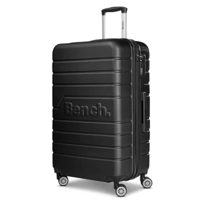 Abbildung von BENCH großer Hartgepäck Check in Koffer XL Trolley 48 x 28 79 cm aus hochwertigem, robustem ABS Material für Damen und Herren 4 Doppelrollen &amp; TSA Schloss Seattle Serie