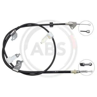 Abbildung von A.B.S. K12073 Handbremsseil 1840 Scheibenbremse TOYOTA: Auris Schrägheck