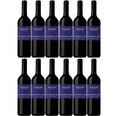 Abbildung von Weingut Kiefer Über Grenzen gehen QbA Rotwein Wein Cuvee Trocken Deutschland I Visando Paket (12 x 0,75l)