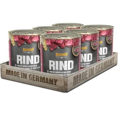 Abbildung von Belcando Rind mit Kartoffel und Erbsen 6x800 gr...
