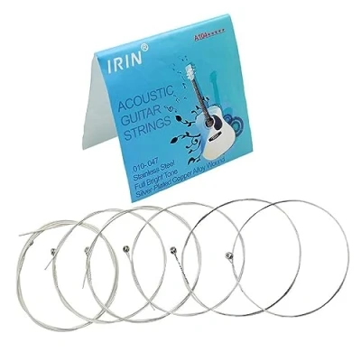 Abbildung von 6 Pcs Klassische Edelstahl Draht Gitarre Saiten 1st 6th String Für Akustische Folk Zubehör Stahlsaiten