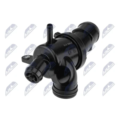 Abbildung von FEBI BILSTEIN 104759 Kühlwasserthermostat 92 mit Dichtung Temperaturschalter Gehäuse MERCEDES BENZ: B Klasse, A Klasse