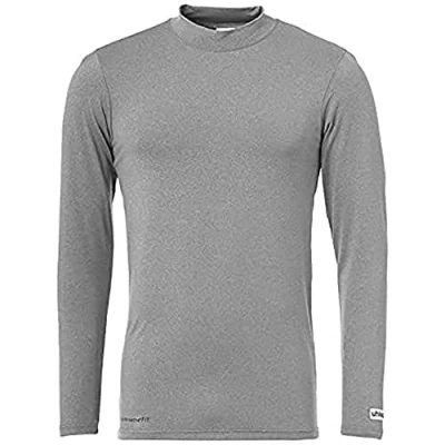 Abbildung von uhlsport Herren Distinction Colors Baselayer Shirt Shirt, grau, dark grey melange, M