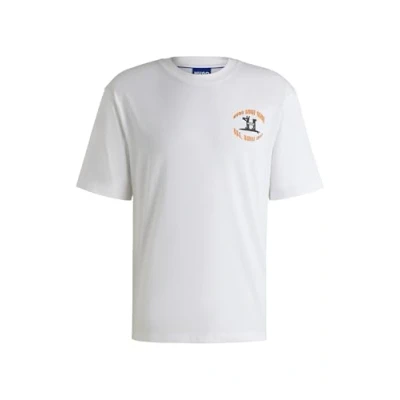 Abbildung von HUGO Nodiwop Tshirt print, Herren, Größe: XXL, White