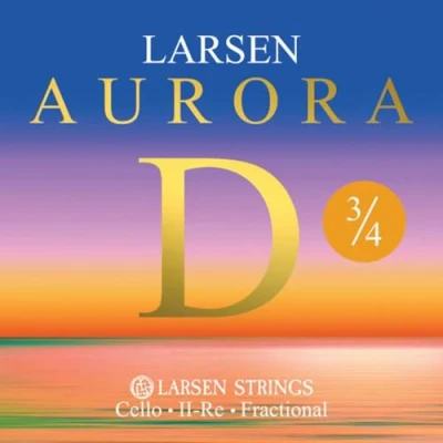 Abbildung von LARSEN STRINGS Cello Saiten Aurora D 3/4 Medium