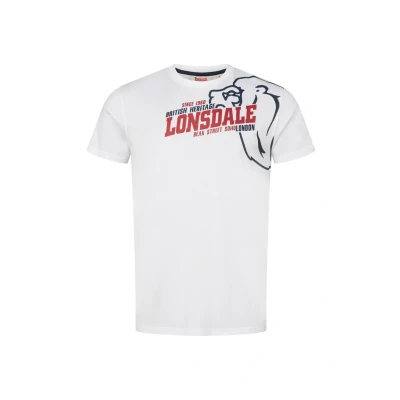 Abbildung von Lonsdale Normale Passform Walkley Tshirt print, Herren, Größe: 3XL, White