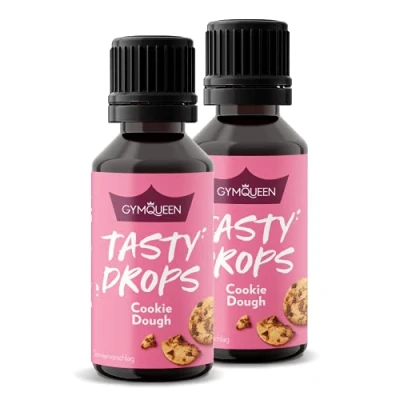 Abbildung von GymQueen Tasty Drops, Cookie Dough, 2x30ml, Flavour Drops ohne Kalorien