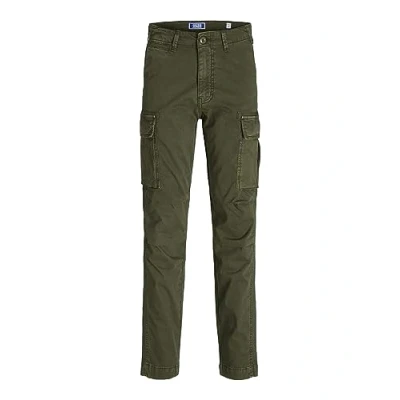 Abbildung von JACK &amp; JONES Jungen Jpstace Jjtucker AMA Jnr Cargohose, Olive Night, 170