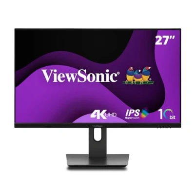 Abbildung von ViewSonic VG2762 4K 27&quot; IPS Monitor, HDMI x2, DisplayPort, entspiegelt, VESA kompatibel, 10 bit, HDR10, Ergonomisch, Eye ProTech