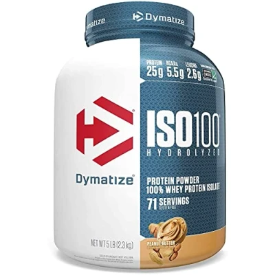 Abbildung von Dymatize ISO 100 Hydrolyzed Choco Peanut 2264g Whey Protein Hydrolysat +Isolat