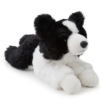 Abbildung von Zappi Co Border Collie Plüschhund (30 cm) Liebenswerter Hütehund, Weich, Umweltfreundlich, Kinderbester Freund für Komfort und Spiel, Recycelt