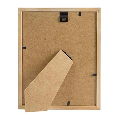 Abbildung von goldbuch Bilderrahmen Skandi 15x20 cm, Einzelrahmen aus Echt Holz, Portraitrahmen zum Stellen, Holzrahmen mit Wandhalterung, Foto Rahmen, Frame gold