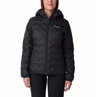 Abbildung von Columbia Delta RIDGE Hooded Jacket Daunenjacke, Damen, Größe: XS, Black