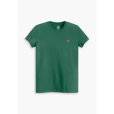 Abbildung von Levi&#039;s Perfect TEE Tshirt print, Damen, Größe: XS, Bistro green