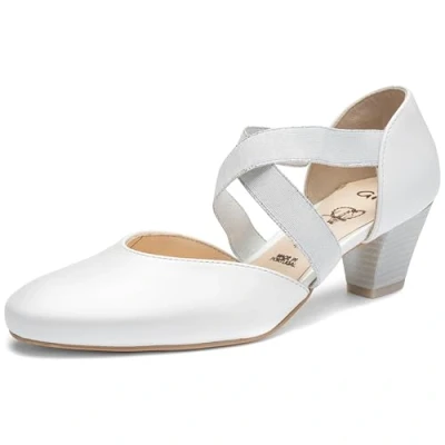Abbildung von Ara Toulouse Damen Schuhe Pumps Glattleder weiß