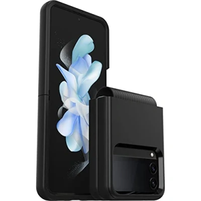 Abbildung von Samsung Galaxy Z Flip 4 Hülle Kunststoff OtterBox Backcover Handyhülle Schwarz Shockproof/Stoßfest