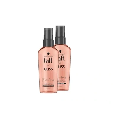 Abbildung von Taft x Gliss Serum Frizz Away (2x 75 ml), Anti Haarserum bietet bis zu 24 Stunden Kontrolle, sorgt für antistatisches und entwirrtes Haar