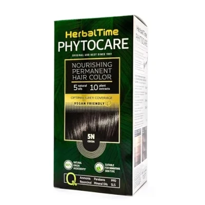 Abbildung von Permanente Haarfarbe PHYTOCARE, 20 Nuancen (5N Kakao)