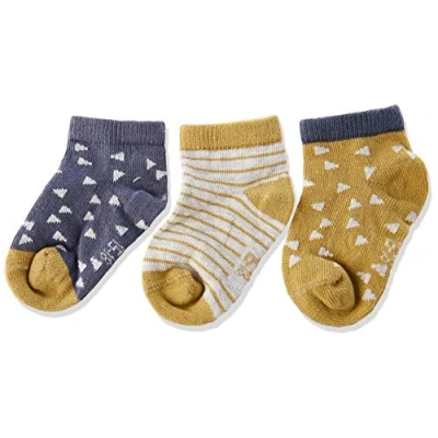 Abbildung von LÄSSIG Kinder Sneaker Socken 3er Set/ Curry blue Größe 12 14