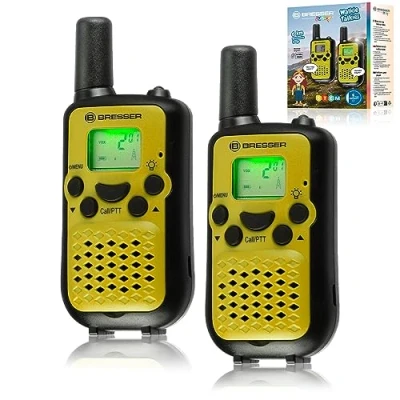 Abbildung von BRESSER junior Walkie Talkie rechargeable green Kinderfernglas