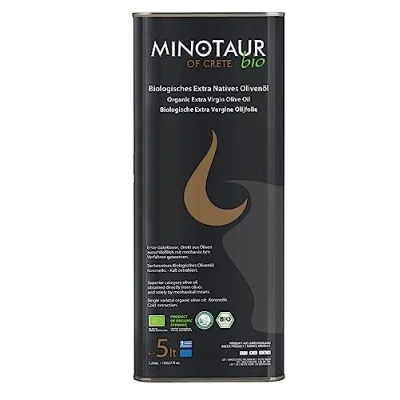 Abbildung von Minotaur of Crete BIO Extra natives Premium Olivenöl aus Kreta Kaltextrahiert 5 Liter Kanister (5L)