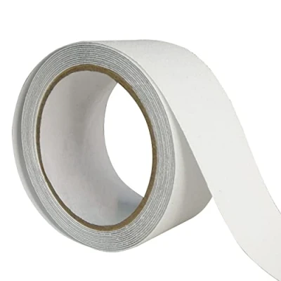 Abbildung von Anti Rutsch Sicherheits Klebeband, rutschfest, für drinnen und draußen, selbstklebend, Treppen, Boden, 50 mm x 5 m, Weiß