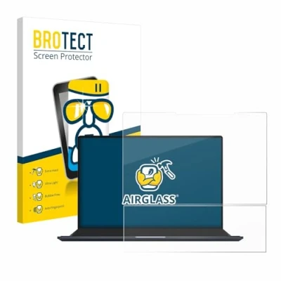 Abbildung von BROTECT Schutzglas für ASUS ZenBook Pro 14 Duo OLED UX8402 Schutzfolie Panzer Folie Glas [Extrem Kratzfest 9H, Anti Fingerprint, Ultra Transparent]