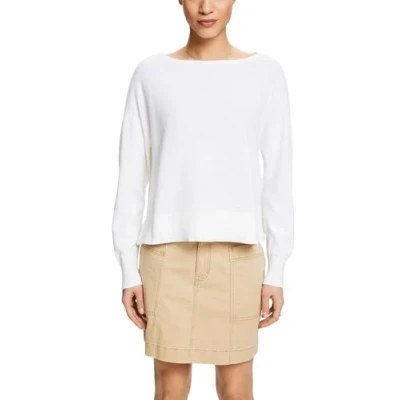 Abbildung von Esprit Strickpullover, Damen, Größe: Large, White