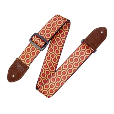 Abbildung von Levy&#039;s MP2 007 Gitarrengurt Prints Polyester Suede Ends 2&quot; Hex