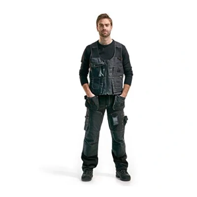 Abbildung von Blåkläder 31001370 Arbeiterweste, Schwarz, XL