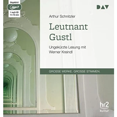 Abbildung von Leutnant Gustl: Ungekürzte Lesung mit Werner Kreindl (1 mp3 CD)
