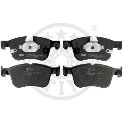 Abbildung von OPTIMAL BP 12857 Bremsbelagsatz Vorderachse mit akustischer Verschleißwarnung FORD: Focus Mk4 Turnier, Schrägheck, Kuga Mk3