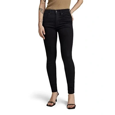Abbildung von G STAR Lhana Skinny Jeans Fit, Damen, Größe: 29x28, Pitch black