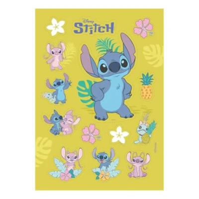 Abbildung von Dekora, Stitch Essbare Muffinaufleger, Ausgeschnittene Oblate Muffindeko, Kindergeburtstag Esspapier Tortendeko &amp; Angel