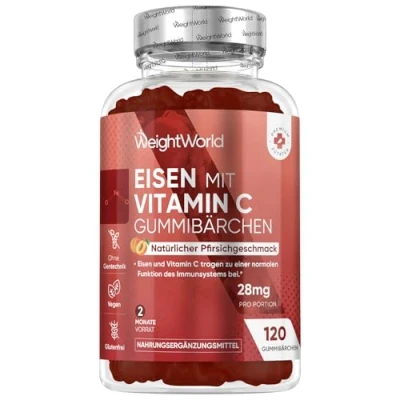Abbildung von WeightWorld Eisen &amp; Vitamin C Gummibärchen