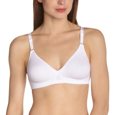 Abbildung von DIM Essentiels Wireless BRA 2 PACK Tshirt BH, Damen, Größe: 85C, White