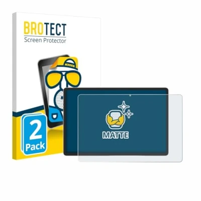 Abbildung von BROTECT Entspiegelungs Schutzfolie für Samsung Galaxy Tab S9 Plus WiFi / 5G (2 Stück) Matte Displayschutz Folie, Anti Reflex, Fingerprint