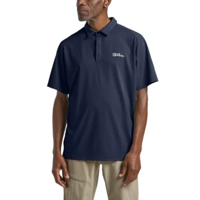 Abbildung von Jack Wolfskin Delgami Poloshirt, Herren, Größe: XXL, Night blue