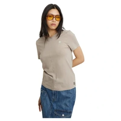 Abbildung von G STAR RAW Women&#039;s Tops Front seam r t wmn, Grau (brick D24499 4107 150), XS